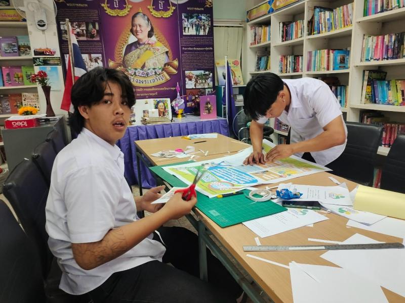 2. นักศึกษาทำ กพช. และดำเนินกิจกรรมคุณธรรม จริยธรรม และคุณลักษณะอันพึงประสงค์ วันที่ 10 มีนาคม 2568